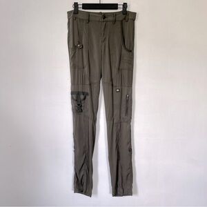 Go by Go Silk ICONIC Go Army Pant Redux size 2 Cargo Convertible Utility Olive